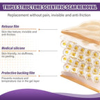 Silicone Scar Sheets,Silicone Scar Tape,Scar Tape for Surgical,C-Section,Tummy Tuck,Keloid(1.6"X 120" Roll-3M) Keloid Bump Removal