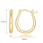 USESMTLE Gold Hoop Earrings for Women 14K Gold Hoop Earrings for Women