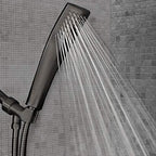 Luxury Spa Series: Bronze Hand Held Shower Head, 2.3 inch High Pressure Handheld Showerhead with Extra-Long Stainless Steel Hose, Experience MAXX Comfort and Elegance (Oil Rubbed Bronze)
