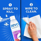 Zevo Flying Insect Bug Spray: Aerosol Spray Kills Fruit Flies, Gnats, Mosquitoes and Moths + Zevo Flying Insect Trap for Indoors (1 Bottle + 1 Plug-in Base + 1 Cartridge)