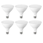 GvvooHome LED Flood Light Bulbs, PAR38 Outdoor Flood Light Bulb 5000K,13W 100W Equivalent, Daylight White LED Floodlight Dimmable, Waterproof for Porch Yard Garage, E26 Base, 15,000 Hrs, 6 Pack
