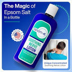 Epsom-It Soothing Nerve Lotion - Epsom Salt Magnesium Lotion, Topical Magnesium Cream with Capsaicin & Arnica for Muscle and Leg Discomfort Helping Better Sleep, 8.0 oz.