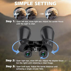 18x70 Binoculars for Adults High Powered, Large Aperture 70mm Astronomy Binoculars for Long Distance Viewing, Waterproof & Fogproof with Smartphone Adapter, Tripod Adapter, Carrying Case