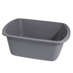 Vakly Wash Basins [5 Pack] – Rectangular Plastic 7-Quart Graduated Hospital Soaking Tub with Markings – Small Portable Washbasin for Face Washing, Cleaning, Foot Bath, Dishes, Laundry & Bedside Care