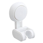 TAILI Shower Head Holder Suction Cup, Handheld Shower Head Bracket, Height Angle Adjustable,Bathroom Showerhead Holder No Drilling Removable Waterproof, White