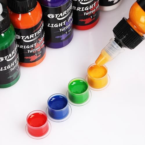 Ink Professional 1OZ (14 Colors 30ml) Vegan-Friendly Pigment Ink Supplies Ink...