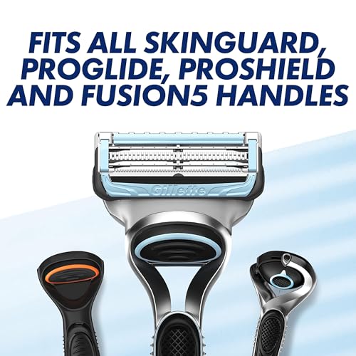 Gillette Skinguard Sensitive Razor Blades For Men, Refills With Precision Trimmer, 8 Count, Pack Of 1