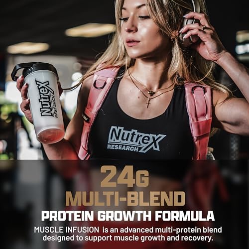 Nutrex Research, Chocolate Whey Protein Powder | 5 Ib Tub of Isolate Protein | w/EAA & Hi BCAA for Muscle Gain | Muscle Builder for Men & Women | Sports Nutrition | Delicious Taste and Texture