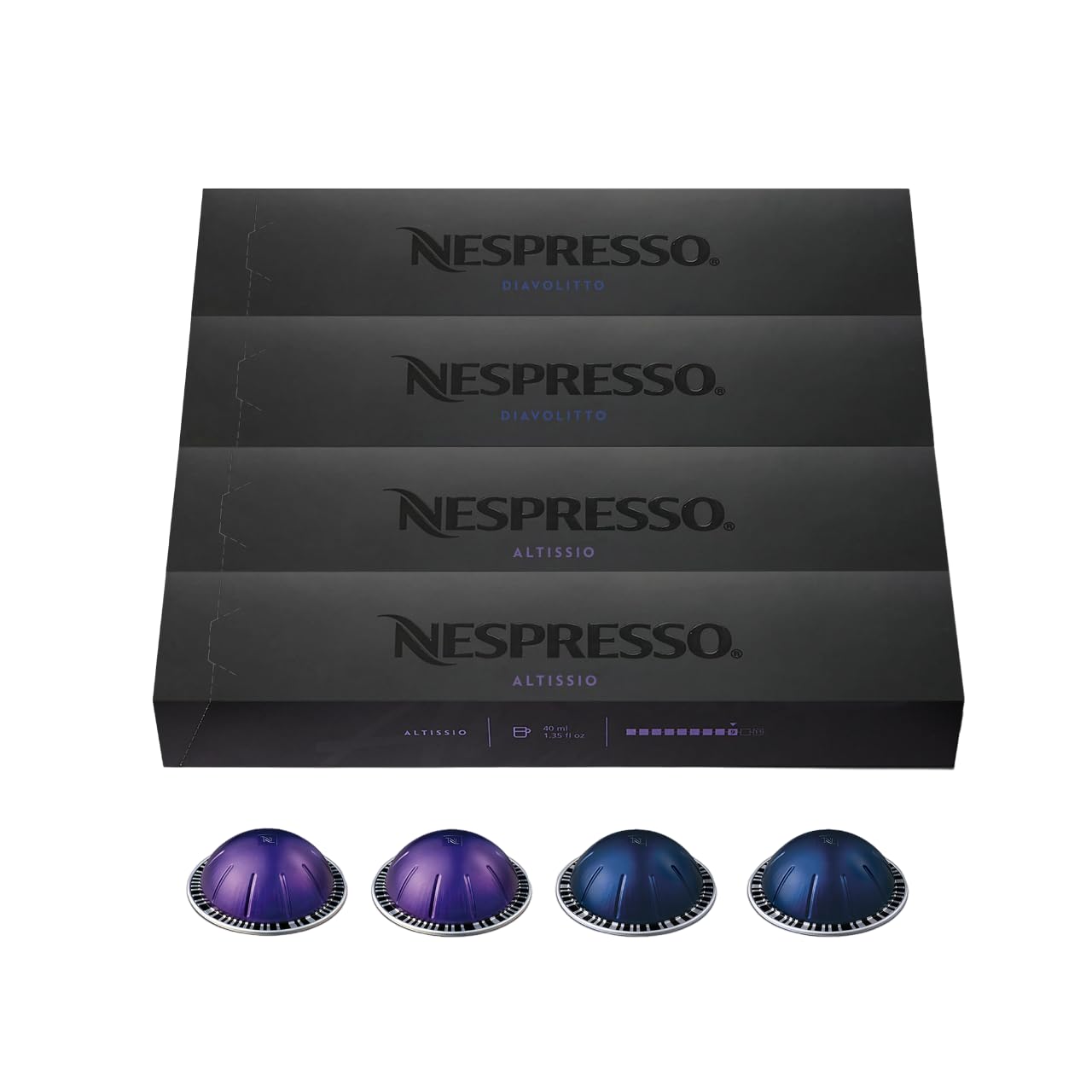 Nespresso Vertuoline Bold Assortment, 10 Count (Box of 4)