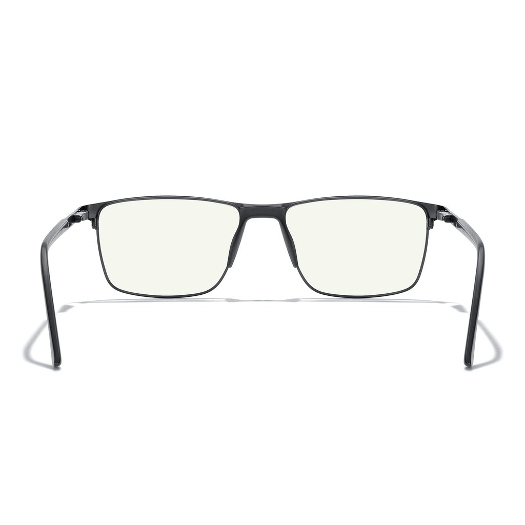 MERRY'S Fashion Blue Light Blocking Glasses - Reading Glasses Metal Frame Spring Hinge Readers for Men Eyeglasses