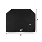 OmySalon 4'x5' - 1/2'' Thick Salon Anti Fatigue Mat for Hairstylist Standing, Barber Floor Matt with Circle Cut Out for Styling Chair, Hair Cutting Hairdressing Equipment