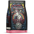 Bones Coffee Company Electric Unicorn Flavored Coffee Beans, Whole Bean Coffee Medium Roast Low Acid, Fruity Cereal With Milk Flavor (12 oz)