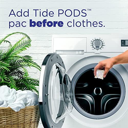 Tide PODS Ultra OXI Free Laundry Detergent Pacs, National Eczema Association and National Psoriasis Foundation Recommended, 57 count