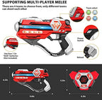 Laser Tag Guns Set of 4 Laser Tag Guns with Digital LED Score Display Vests,Gifts for Teens and Adults Boys & Girls,Adults and Family Fun,Gift for Kids Ages 8 9 10 11 12+Year Old Boy