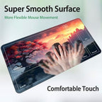 for MTG Game Playmat, for Magic TCG Rubber Play mat,Tabletop Card Playmats with Smooth Surface,Trading Card Inked Game Mat with Zones,Battle Game,Art Tree Sky