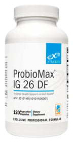 XYMOGEN ProbioMax IG 26 - Immunized Egg Powder & Bacillus Coagulans - Digestive Health Support - Vegetarian, Gluten-Free & Non-GMO - 120 Capsules