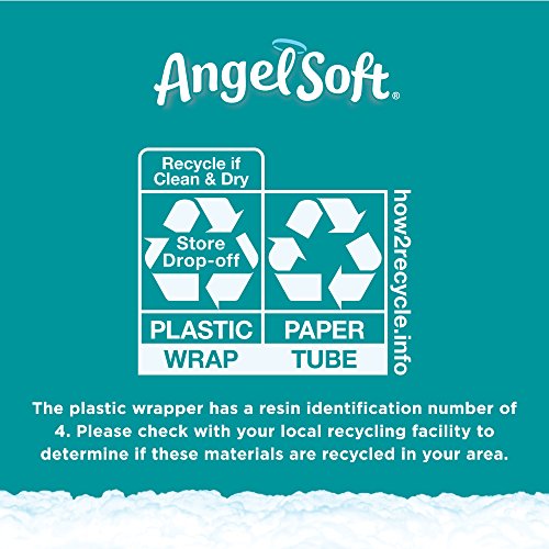 ANGEL SOFT Toilet Paper Bath Tissue, 12 Double Rolls, 260+ 2-Ply Sheets Per Roll