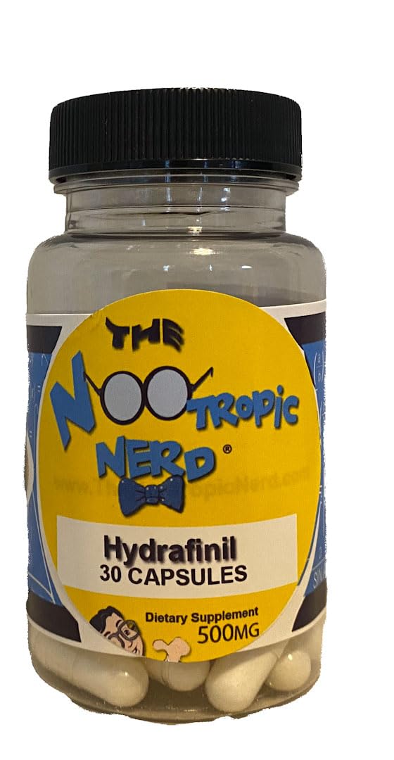 The Nootropic Nerd - 30 Count Hydrafinil Capsules - 500Mg