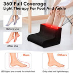 Red Light Therapy for Feet, Dual Wavelength 320 Led,for Achilles Tendonitis & Plantar Fasciitis, Double Side Light Redlight Product for Feet & Ankle Pain,Adjustable Power and Time Controller