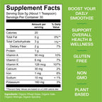 Amazing Grass Super Greens Booster: Greens Powder Smoothie Mix with Spirulina,Moringa,Wheat Grass & Kale Smoothie Booster,Chlorophyll Providing-Greens,30 Servings,(Pack of 2)
