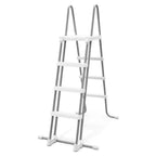 Intex 28076E Deluxe Pool Ladder with Removable Steps for Intex Pools with Wall Height of 48 Inch