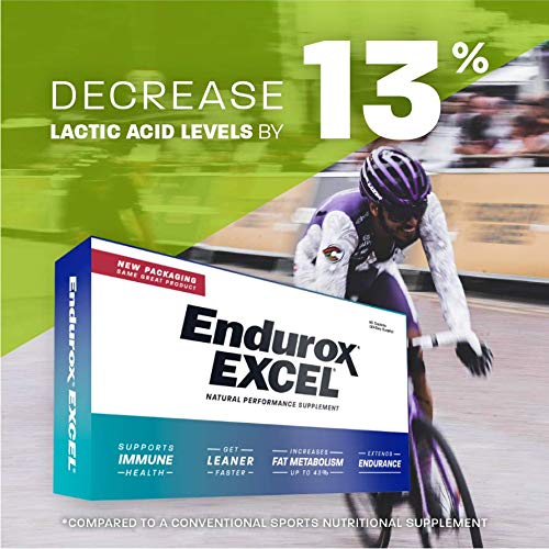 Pacific Health Endurox Excel Natural Performance Supplement, Increases Metabolism & Builds Endurance with Ciwujia (Ginseng) Root - 60 Caps