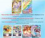 5 Pokemon Card VMAX/VSTAR Bundle - X2 VSTAR - X2 VMAX - X1 Secret Rare - No Duplicates