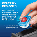 Finish Powerball Dishwasher Pods, Dishwasher Tablets Plastic Free, Fresh Scent, 94 Count