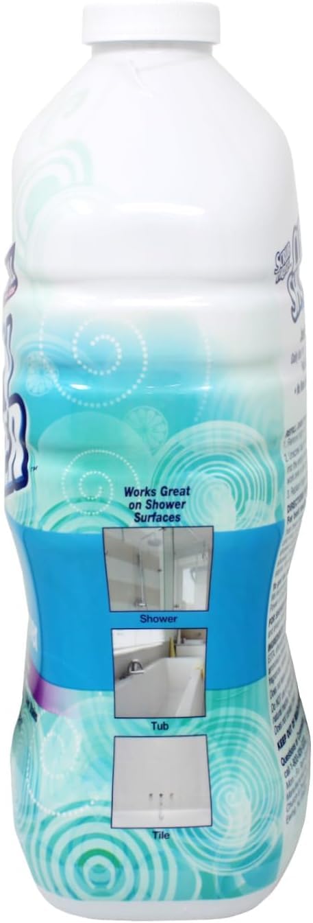 2 Set / Clean+Shower++No+Scent+Basin+Tub+and+Tile+Cleaner++60+oz.+Liquid
