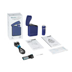 OLIGHT Baton4 Premium Edition EDC Lights 1300 Lumens with Type-C Charging Box, Powered by Rechargeable Battery, Small Bright Flashlight for Camping, Emergencies, Outdoors (Regal Blue)
