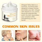 Beef Tallow for Skin, Beef Tallow, Organic Grass Fed Beef Tallow - Tallow and Honey Balm- Deeply Moisturizing, All-Natural Handmade Lotion Whipped Beef Tallow Face Moisturizer