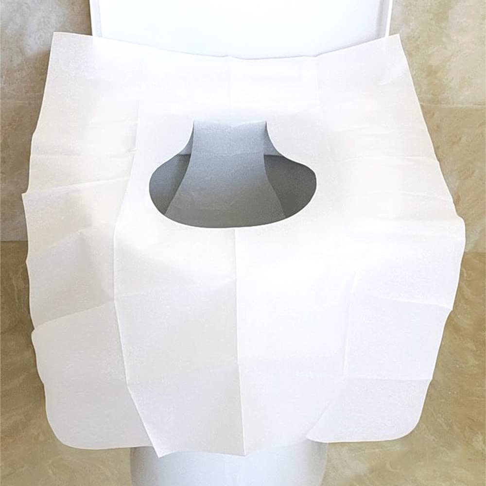 MA CHÉRIE Disposable Toilet Seat Covers, 60 Sheets (6 Packs x 10), Extra Large, Flushable, Travel & Family Friendly