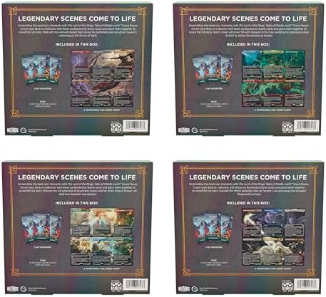 The Lord of The Rings: Tales of Middle-Earth Scene Boxes - All 4 for Magic: The Gathering