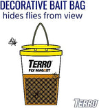 TERRO Fly Magnet Disposable Outdoor Fly Trap with Bait T524