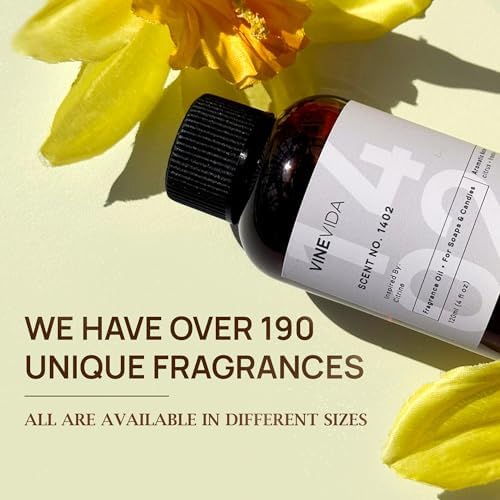 VINEVIDA Black Cherry Merlot Fragrance Oil for C le Making Scents Soap Making, Perfume Oils, Soy C les, Bath Bombs, Kitchen, Lotion Car Freshies, Diffuser, Room Spray, Laundry 4 Fl Oz (Pack of 1)