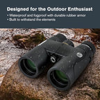Celestron–Nature DX ED 10x42 Premium Binoculars –Extra-Low Dispersion Objective Lenses –Outdoor and Birding Binocular–Fully Multi-Coated with BaK-4 Prisms–Rubber Armored – Fog & Waterproof Binoculars