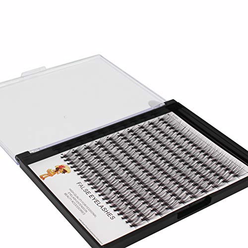 Bodermincer 200pcs/Pack C Curl 20 Root Thickness 0.07mm Professional Makeup Individual Lash Cluster Black Individual Cluster Eye Lashes Grafting Fake False Eyelashes Lash Clsuter Wispy (8mm)