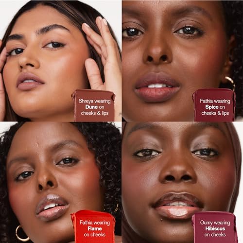 Ami Colé Desert Date Cream Multistick Lip and Cheek Tint (Flame) moisturizing lip tint, lip and cheek stain, natural lip color