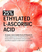 Allies of Skin 35% Vitamin C+ Perfecting Serum: Tetrahexyldecyl Ascorbate + Ethylated L-Ascorbic Acid, Glutathione, Superoxide Dismutase. Waterless, Antioxidant. Brightens & Plumps 1 oz / 30 ml