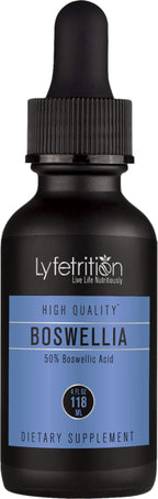 Lyfetrition Boswellia 455 mg, 4 Oz Liquid, 220 Servings, Made in USA, Quick Absorption, Quality Potent Ingredients, Third-Party Tested, Non-GMO, GMP Certified, Cruelty-Free