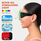 Viconor Laser Safety Glasses, Eye Protection for Red Light Therapy 200-1000nm Wavelength, Tanning Goggles Effective Filtering IPL, UV, LED Rays for Tanning Bed Laser Hair Remova