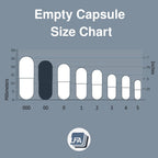 Empty 00 Capsules - Vegan Pullulan - 1000 Count Vegetarian Capsules Empty - Joined Fillable 00 Vegetable Pill Capsules - Veggie Caps for Capsule Filling Machine - Halal Kosher Tapioca