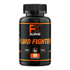 FXSUPPS Fluid Fighter – Herbal Supplement with Potassium & Vitamin B6, 90 Capsules – Supports Hydration Balance, Digestive Comfort & Muscle Function