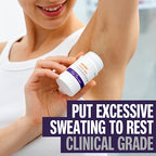 Carpe Clinical Strength Deodorant + Clinical Antiperspirant - Clinical Grade Solid Stick - Fresh Linen Scent - Combat Excessive Underarm Sweating - Great for Hyperhidrosis