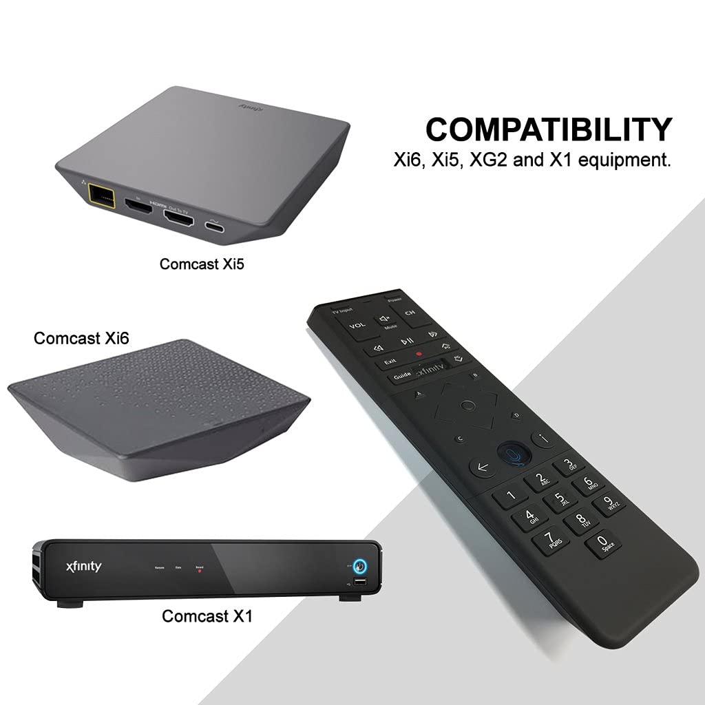 zerkar Comcast XR15 Voice Control Remote for X1 Xi6 Xi5 XG2 (Backlight)AA
