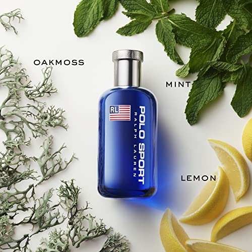 Ralph Lauren - Polo Sport - Eau De Toilette - Men's Cologne - Fresh & Clean - With Oak, Citrus, and Mint - Medium Intensity