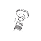 Intex 25016 Above Ground Pool Skimmer Hose and Adapter B Replacement Part Set