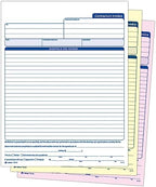 Adams Contractor’s Invoice Book, 3-Part, 50 Sets per Book, 50 Pages (ABFTC8122)