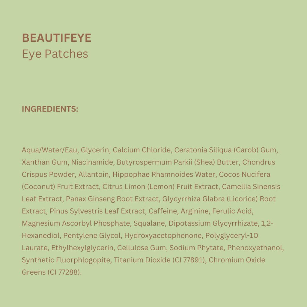 Pixi BeautifEYE Hydrogel Under-Eye Patches | Refreshing Eye Patches For Dark Circles | Brighten & Hydrate Under Eyes | 30 Pairs / 60 Patches