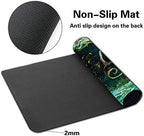 Board Game MTG Playmat Games Size 60X35 cm CCG Compatible for MTG CCG RPG Trading Card Game (Growth Spiral)